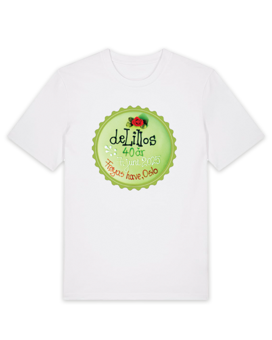 40-ÅR T-skjorte lørdag