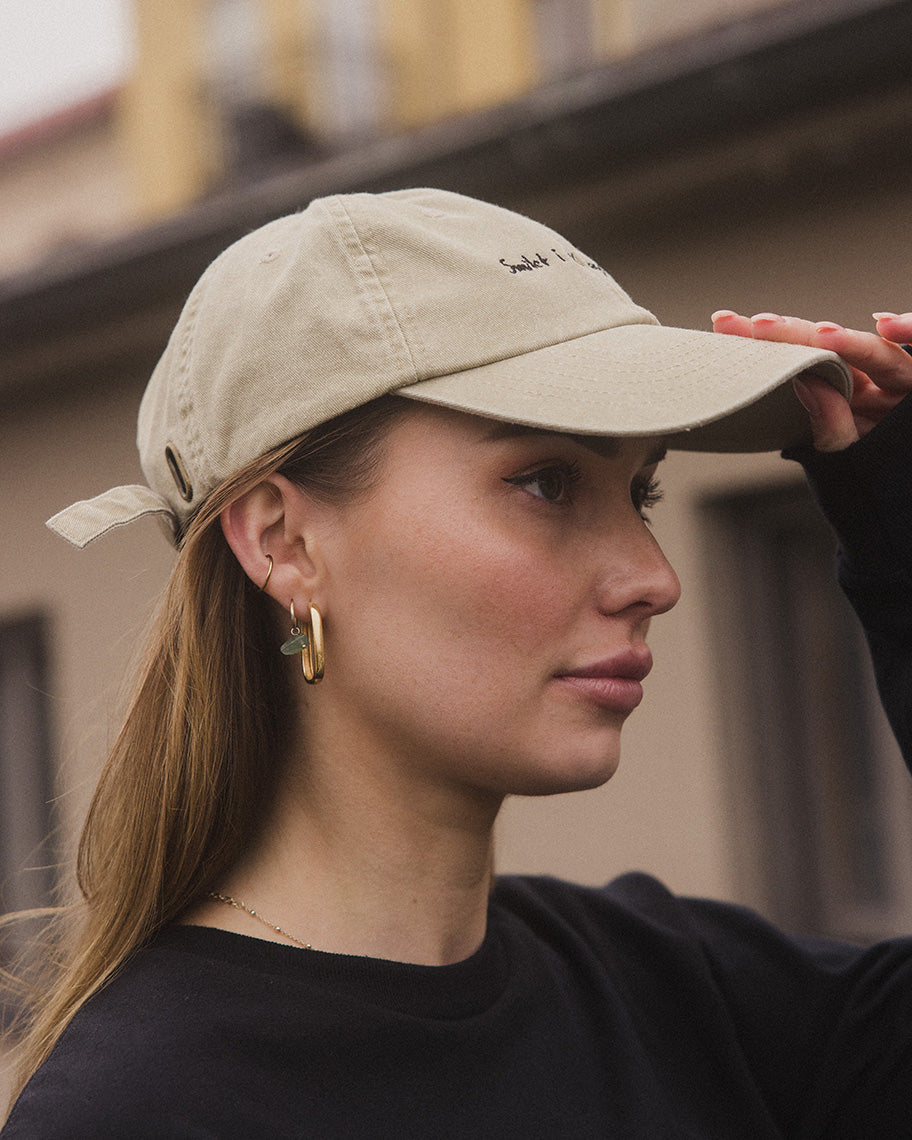 Vintage Denim Caps Smilet i ditt eget speil